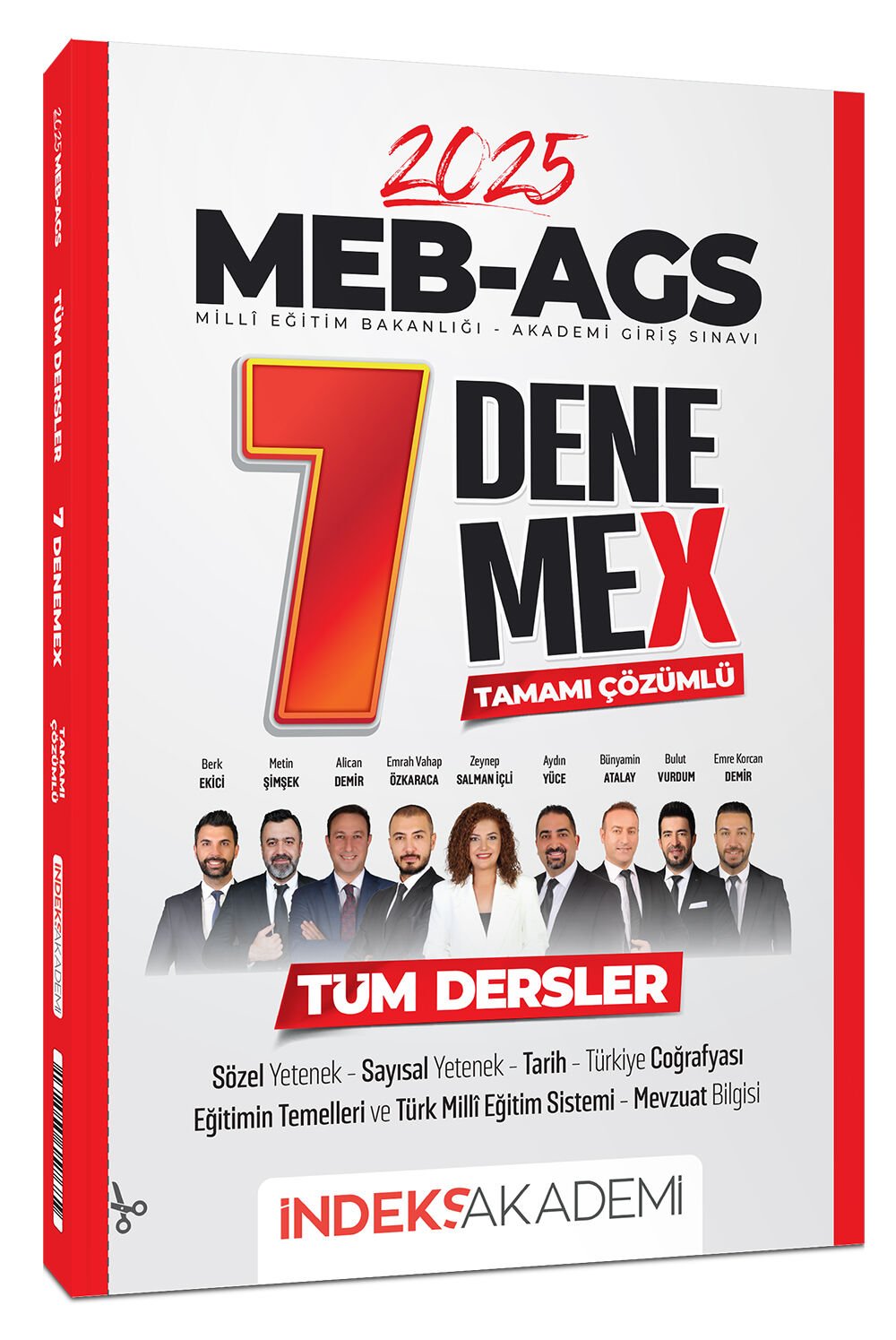 İndeks Akademi 2025 MEB-AGS Tüm Dersler 7 DenemeX Çözümlü İndeks Akademi Yayıncılık