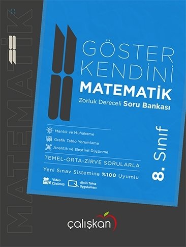 Çalışkan 8. Sınıf Matematik Göster Kendini Soru Bankası Çalışkan Yayınları