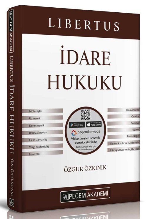 Pegem 2019 KPSS A Libertus İdare Hukuku Konu Anlatımı Pegem Akademi Yayınları