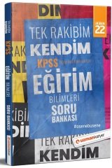 SÜPER FİYAT - Uzman Kariyer 2022 KPSS Eğitim Bilimleri Tek Rakibim Kendim Soru Bankası Tek Kitap Uzman Kariyer Yayınları