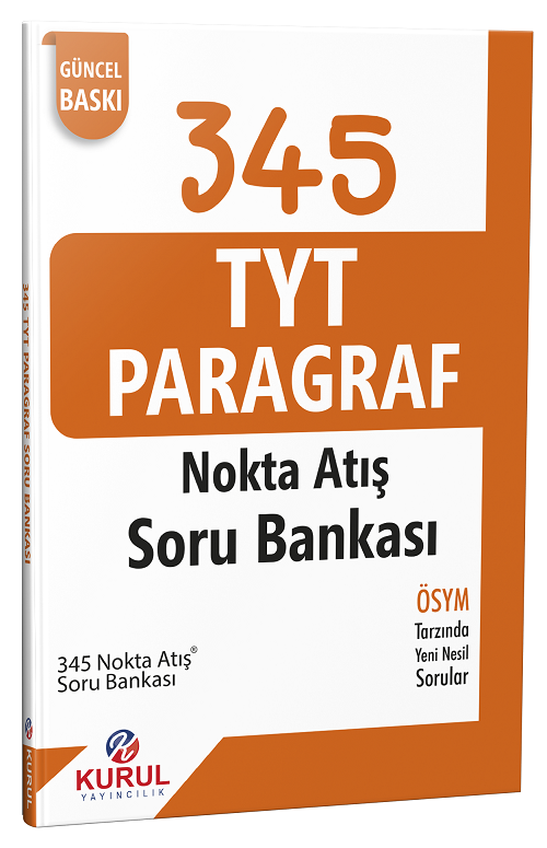 Kurul YKS TYT 345 Paragraf Nokta Atış Soru Bankası Kurul Yayıncılık