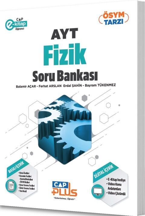 Çap Yayınları YKS AYT Fizik Plus Soru Bankası Çap Yayınları