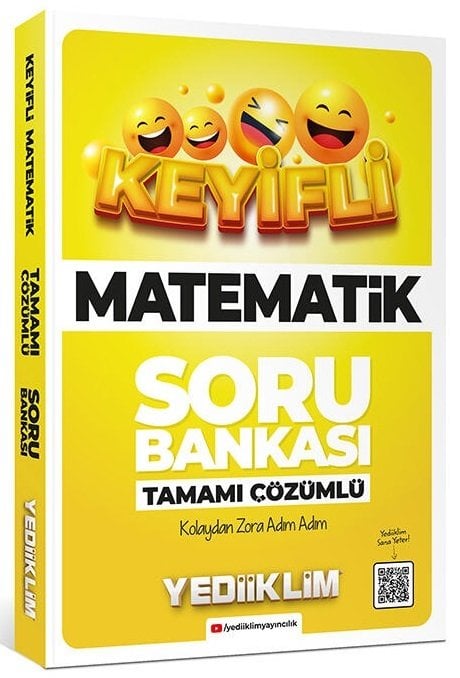 Yediiklim KPSS ALES DGS Matematik Keyifli Soru Bankası Çözümlü Yediiklim Yayınları