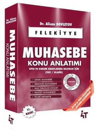 4T Yayınları KPSS A Grubu Muhasebe Felekiyye Konu Anlatımı 11. Baskı - Alican Dovletov 4T Yayınları