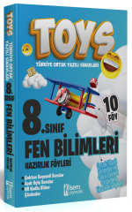 İsem 8. Sınıf Fen Bilimleri TOYS Hazırlık Föyleri İsem Yayıncılık