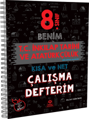 Örnek Akademi 8. Sınıf Benim TC İnkılap Tarihi ve Atatürkçülük Çalışma Defterim Örnek Akademi Yayınları