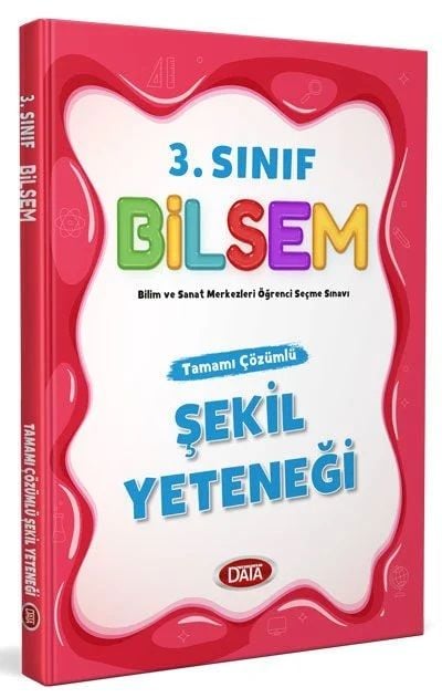 Data 3. Sınıf BİLSEM Hazırlık Şekil Yeteneği Data Yayınları