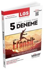 Miray 8. Sınıf LGS Tüm Dersler Transit 5 Deneme Video Çözümlü Miray Yayınları