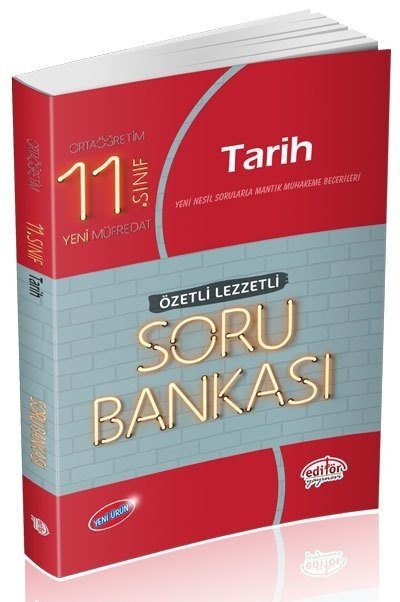 Editör 11. Sınıf Tarih Özetli Lezzetli Soru Bankası Editör Yayınları