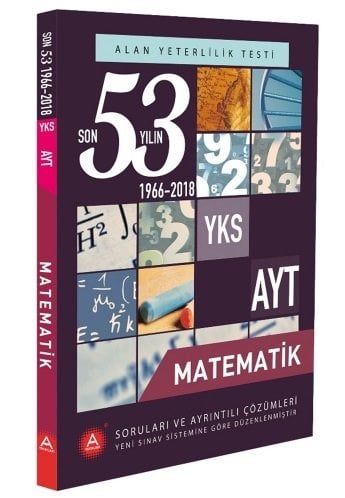 SÜPER FİYAT - A Yayınları YKS AYT Matematik Son 53 Yılın Çıkmış Soruları A Yayınları