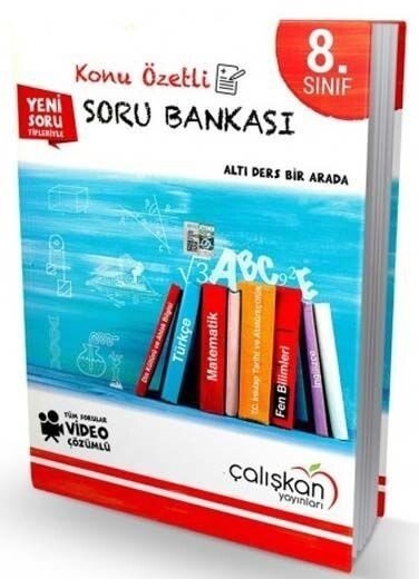 Çalışkan 8. Sınıf Tüm Dersler Konu Özetli Soru Bankası Çalışkan Yayınları