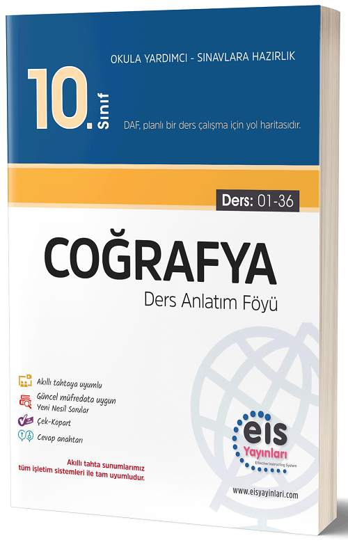 Eis Yayınları 10. Sınıf Coğrafya DAF Ders Anlatım Föyü Eis Yayınları