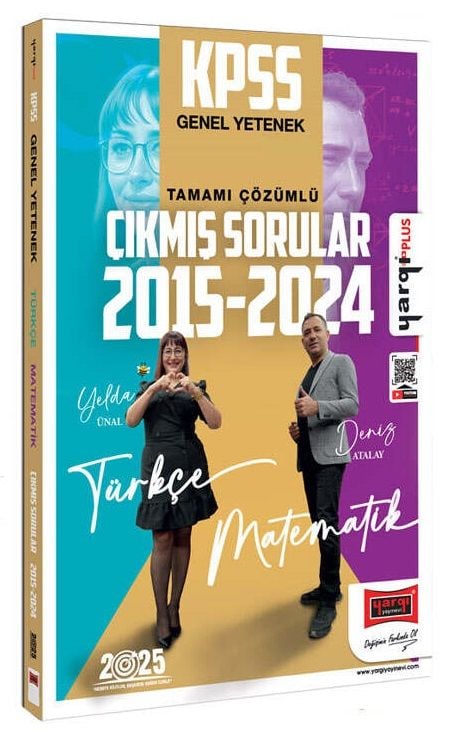 Yargı 2025 KPSS Genel Yetenek Türkçe-Matematik Çıkmış Sorular 2015-2024 Çözümlü Yargı Yayınları