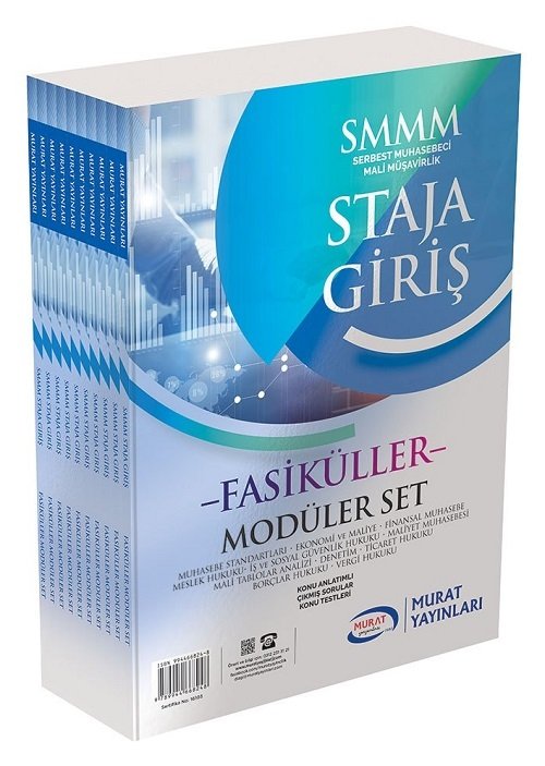 Murat SMMM Staja Giriş Fasiküller Modüler Set Murat Yayınları