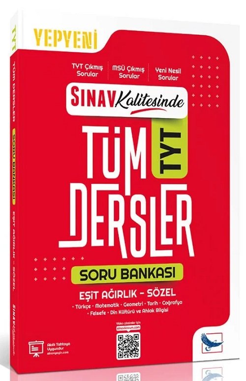 Sınav YKS TYT Tüm Dersler Eşit Ağırlık - Sözel Soru Bankası Sınav Yayınları