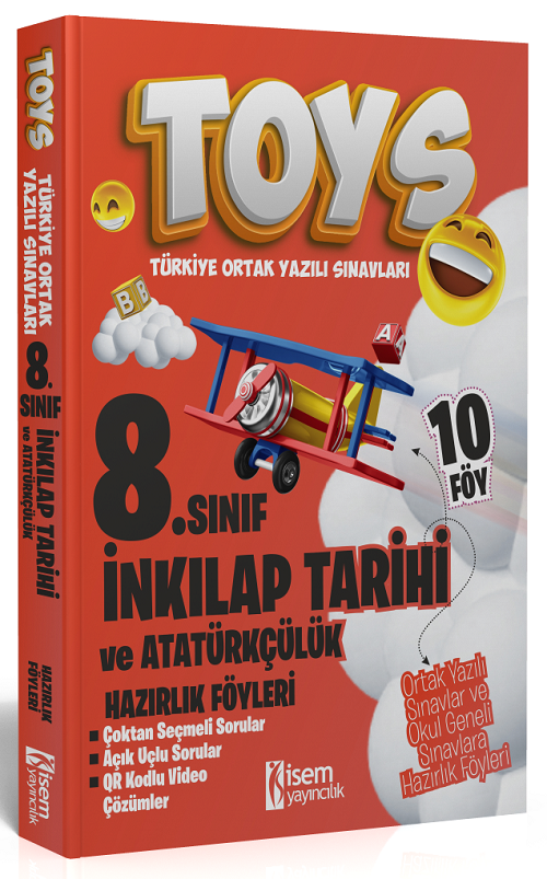 İsem 8. Sınıf TC İnkılap Tarihi ve Atatürkçülük TOYS Hazırlık Föyleri İsem Yayıncılık