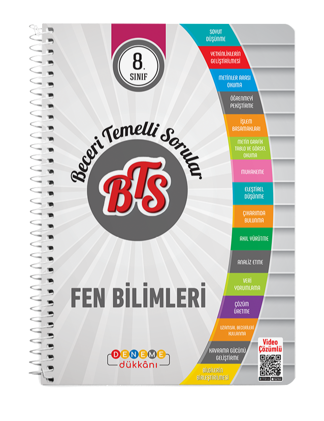 Deneme Dükkanı 8. Sınıf Fen Bilimleri BTS Soru Bankası Deneme Dükkanı Yayınları