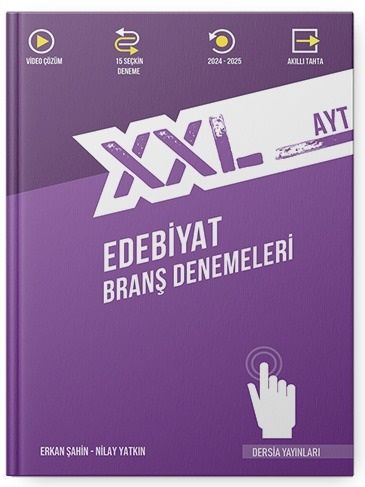 Dersia YKS AYT Edebiyat XXL Branş Denemeleri Dersia Yayınları