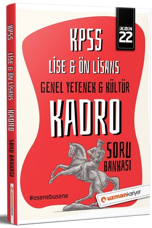 SÜPER FİYAT - Uzman Kariyer 2022 KPSS Lise Ön Lisans KADRO Soru Bankası Tek Kitap Uzman Kariyer Yayınları