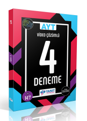 Yanıt YKS AYT 4 Deneme Video Çözümlü Yanıt Yayınları