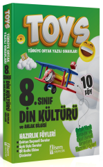 İsem 8. Sınıf Din Kültürü ve Ahlak Bilgisi TOYS Hazırlık Föyleri İsem Yayıncılık