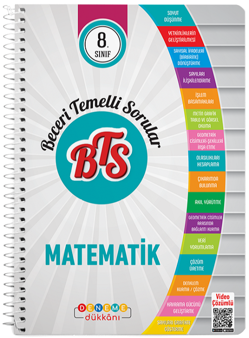 Deneme Dükkanı 8. Sınıf Matematik BTS Soru Bankası Deneme Dükkanı Yayınları