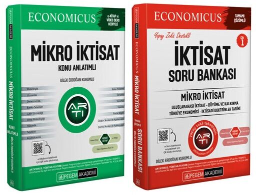 Pegem 2025 KPSS A Grubu Mikro İktisat Economicus Konu + Soru Bankası 2 li Set Pegem Akademi Yayınları