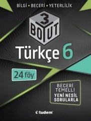 Tudem 6. Sınıf Türkçe 3 Boyut Soru Bankası Tudem Yayınları