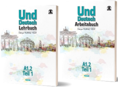 Kurmay ELT Almanca Und Deutsch Lehrbuch + Arbeıtsbuch A1.2 Teil 1 (2 Kitap Set) Kurmay ELT Yayınları