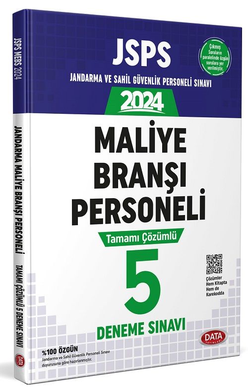 Data 2024 JSPS Maliye Branşı Personeli 5 Deneme Çözümlü Data Yayınları