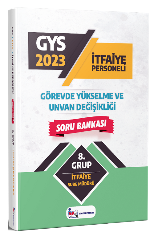 Memur Sınav 2023 GYS İtfaiye Şube Müdürü Soru Bankası Görevde Yükselme Memur Sınav