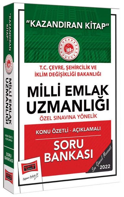 Yargı 2022 GYS Çevre Şehircilik ve İklim Değişikliği Bakanlığı Milli Emlak Uzmanlığı Konu Özetli Soru Bankası Görevde Yükselme Yargı Yayınları