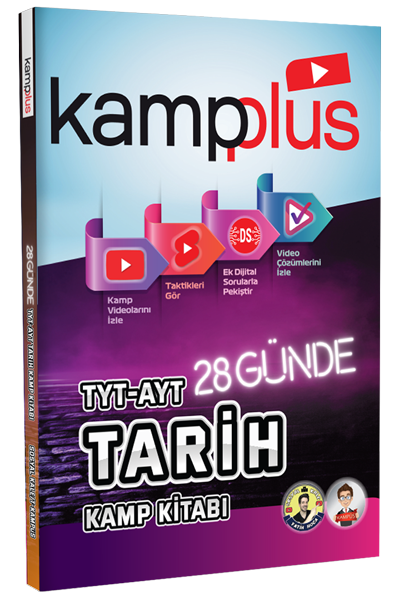 Kampplus YKS TYT AYT Tarih Kampplus 28 Günde Kamp Kitabı Kampplus