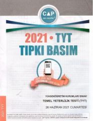 Çap Yayınları 2021 TYT Tıpkı Basım Çıkmış Sorular Çap Yayınları