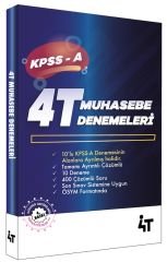 4T Yayınları KPSS A Grubu Muhasebe 10 Deneme Çözümlü 4T Yayınları