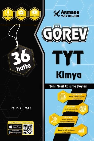 Armada YKS TYT Kimya Görev Çalışma Föyleri Armada Yayınları