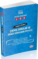 SÜPER FİYAT - Editör 2020 LGS Çıkmış Sorular ve Örnek Soruların Prototipi Editör Yayınları