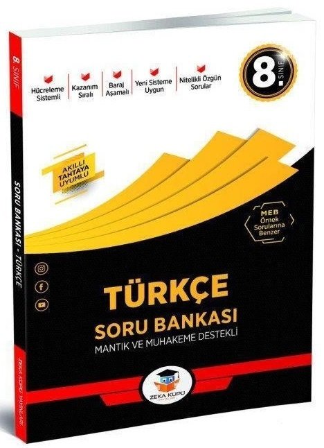 Zeka Küpü 8. Sınıf Türkçe Soru Bankası Zeka Küpü Yayınları