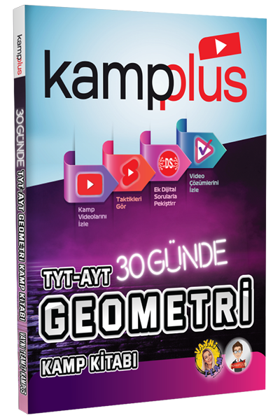 Kampplus YKS TYT AYT Geometri Kampplus 30 Günde Kamp Kitabı Kampplus