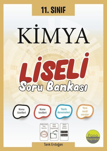 Pano 11. Sınıf Kimya Liseli Soru Bankası Pano Yayınevi