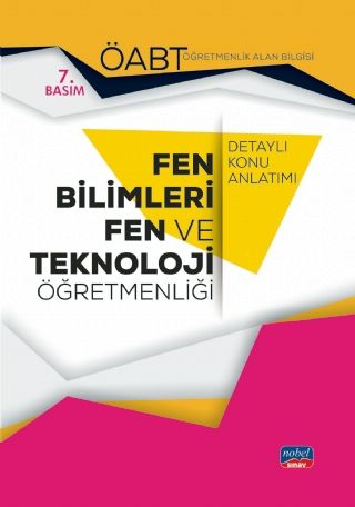 Nobel 2021 ÖABT Fen Bilimleri ve Teknoloji Öğretmenliği Konu Anlatımı Nobel Sınav Yayınları