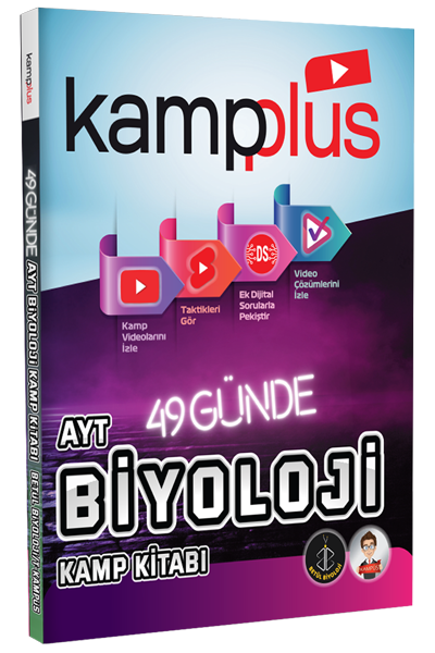 Kampplus YKS AYT Biyoloji Kampplus 49 Günde Kamp Kitabı Kampplus