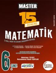 Okyanus 6. Sınıf Matematik Master 15 Deneme Okyanus Yayınları