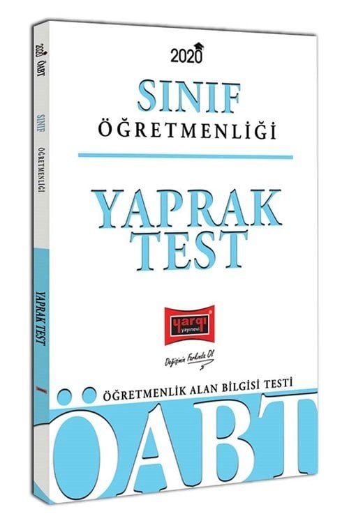 Yargı 2020 ÖABT Sınıf Öğretmenliği Yaprak Test Yargı Yayınları