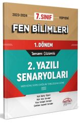 Editör 7. Sınıf Fen Bilimleri 1. Dönem Ortak Sınav 2. Yazılı Senaryoları Editör Yayınları