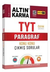 Altın Karma YKS TYT Paragraf Konu Konu Çıkmış Sorular Video Çözümlü Altın Karma Yayınları