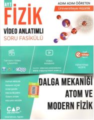 Çap Yayınları YKS TYT AYT Fizik Dalga Mekaniği Atom ve Modern Fizik Konu Anlatımlı Soru Bankası Video Çözümlü Çap Yayınları