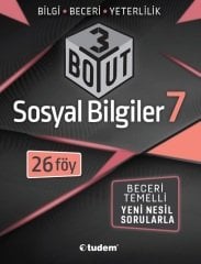 Tudem 7. Sınıf Sosyal Bilgiler 3 Boyut Soru Bankası Tudem Yayınları