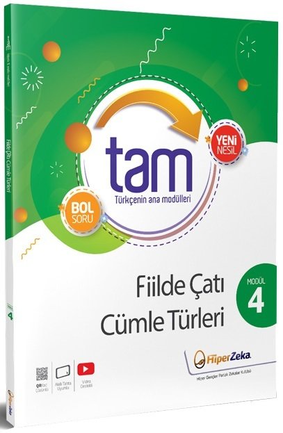 Hiper Zeka 8. Sınıf TAM Türkçe nin Ana Modülleri-4 Fiilde Çatı ve Cümle Türleri Hiper Zeka Yayınları