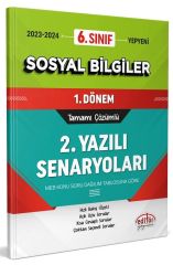 Editör 6. Sınıf Sosyal Bilgiler 1. Dönem Ortak Sınav 2. Yazılı Senaryoları Editör Yayınları